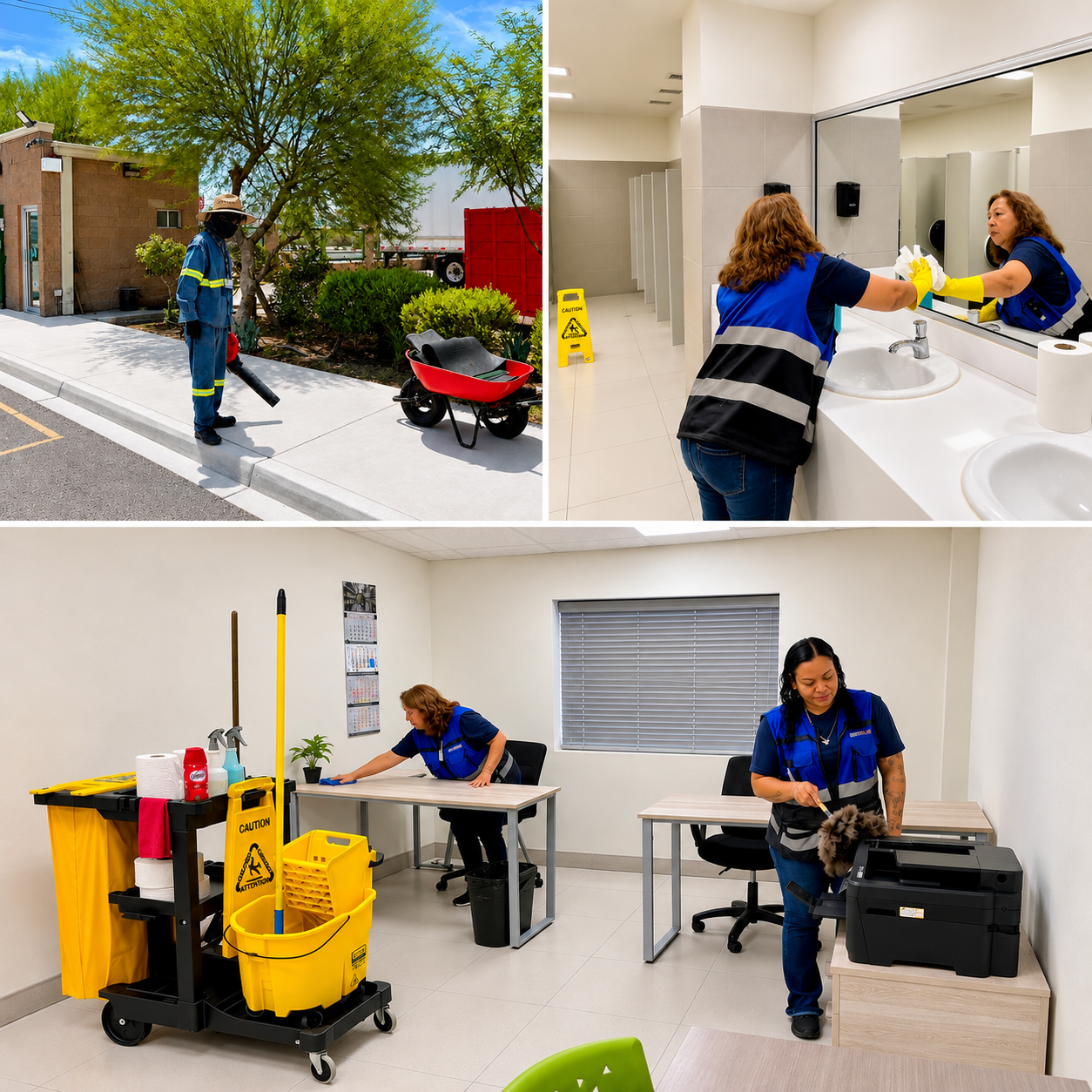 Limpieza Institucional — Epoxher mantenimiento pisos industriales Mexicali